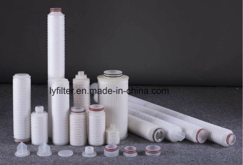China OEM Dimension PP/PTFE/Nylon Pleated Filter Cartridge Element for Water/Liquid/Gas Treatment