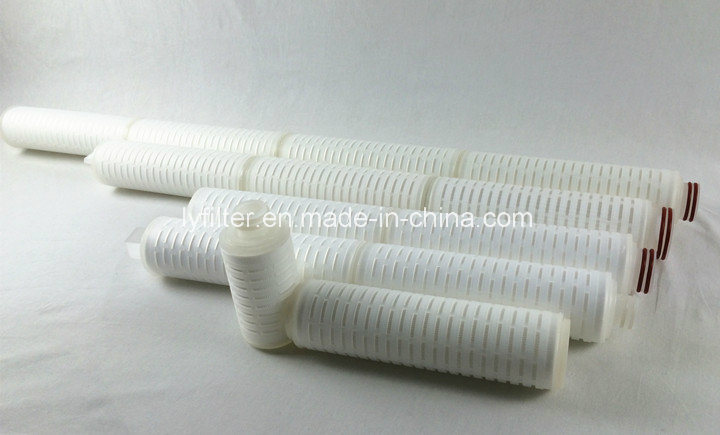 DOE 0.4 Micron Millipore Pleated Filter Cartridge for Pharmaceutical Industry