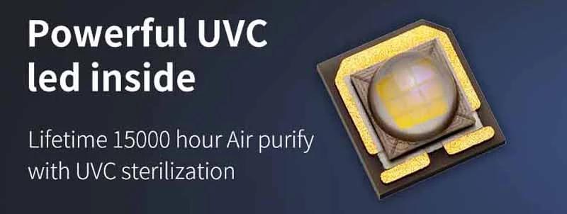 UVC Air Cleaner HEPA Filter with Aroma Diffuser UVC Sterilization
