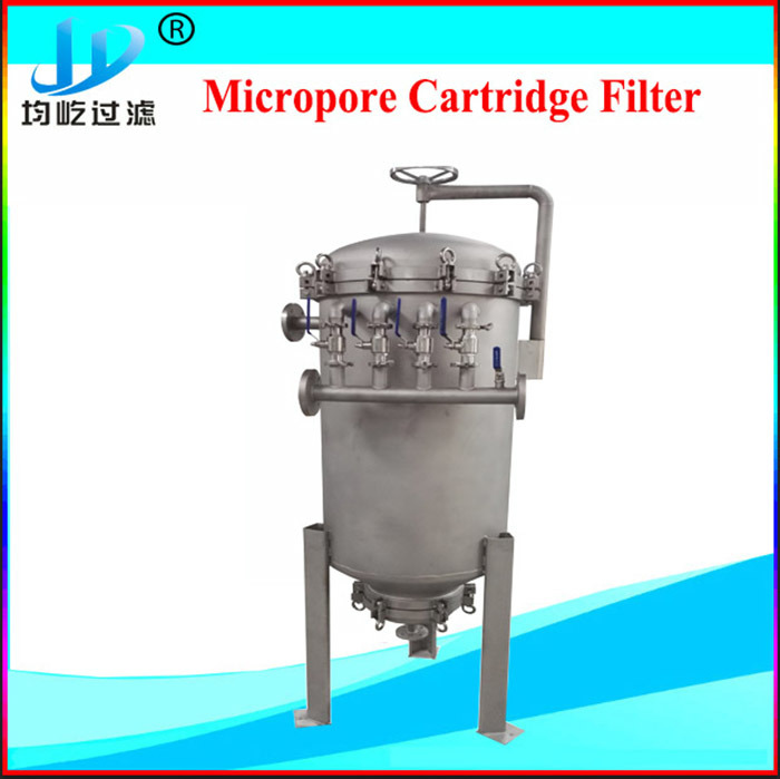 High Quality Ss Cartridge Water Filter Housing for Purification