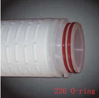 Pleated Membrane 0.45 Microns Pleated Cartridge Filter for Water Air Gas Purification Filter