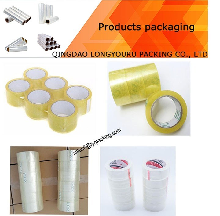 Transparent BOPP Single Adhesive Sided 45micron 48micron Packing Tape