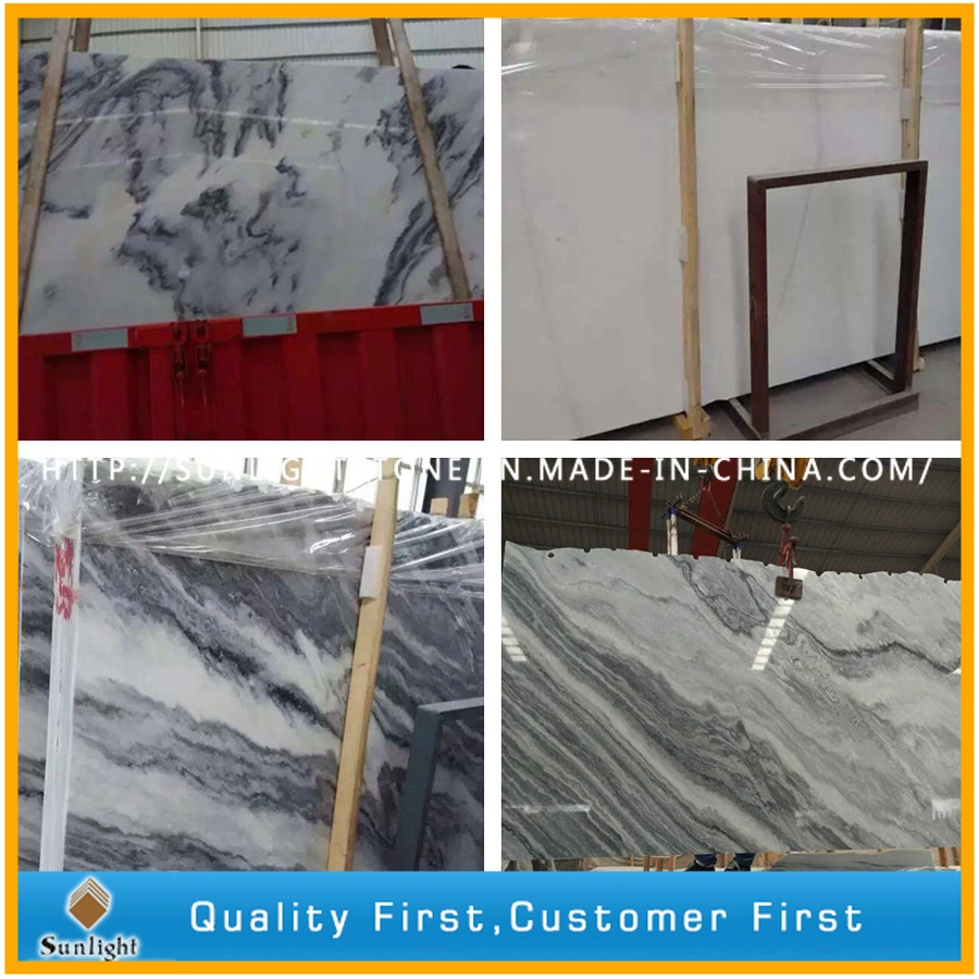 China Cheap White/Green/Black/Yellow Mosaic /Waterjet Travertine / Marbles for Floor Tile Slab