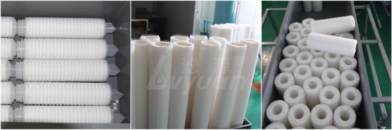 High Flow Pleated Filter Cartridge Water Filter Element for Food and Beverage