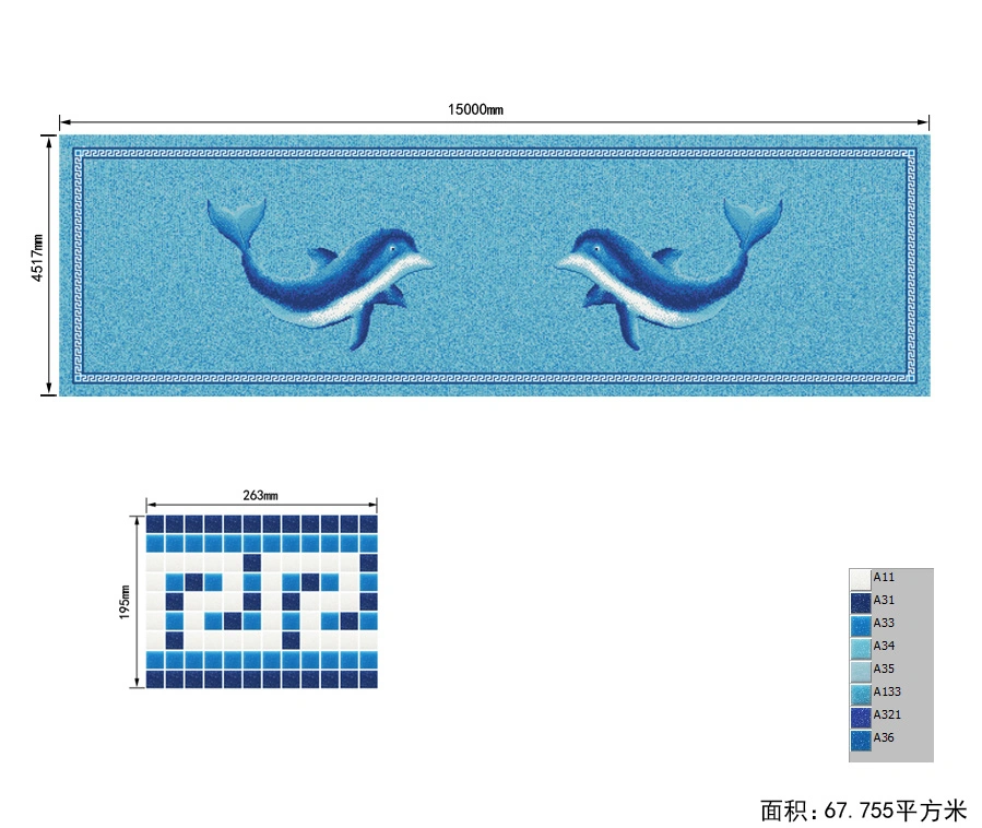 Mosaic Tile Border Ceramic