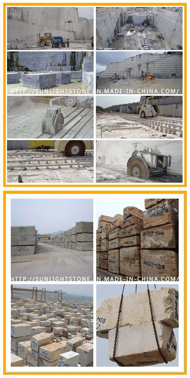 China Cheap White/Green/Black/Yellow Mosaic /Waterjet Travertine / Marbles for Floor Tile Slab