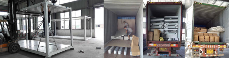 Flat Pack Container with Steel Structure Flat Pack House Container
