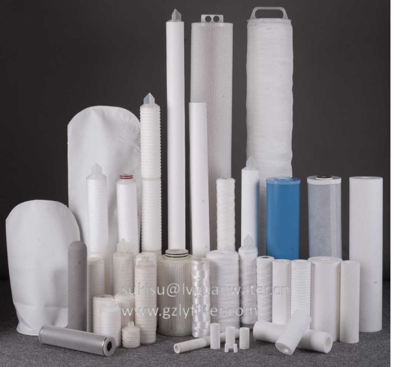 5 Mcron Glass Microfiber Fiberglass Material Oil Filter Oil Cartridge Pleated Filter Element