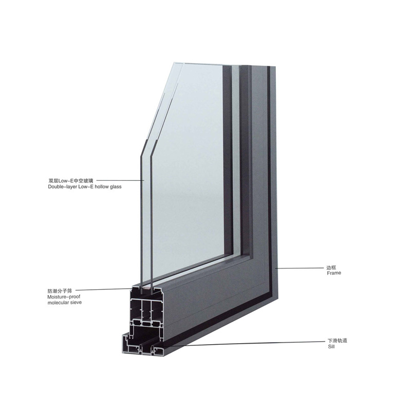 Aluminum Alloy Casement Bays Bows Windows for Terrace