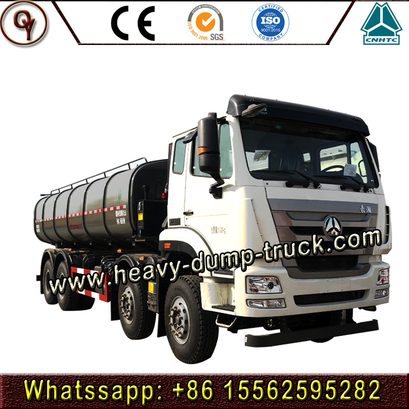 3axles Chemical Liquid Tank Truck 8X4 Chemical Liquid Transport Truck