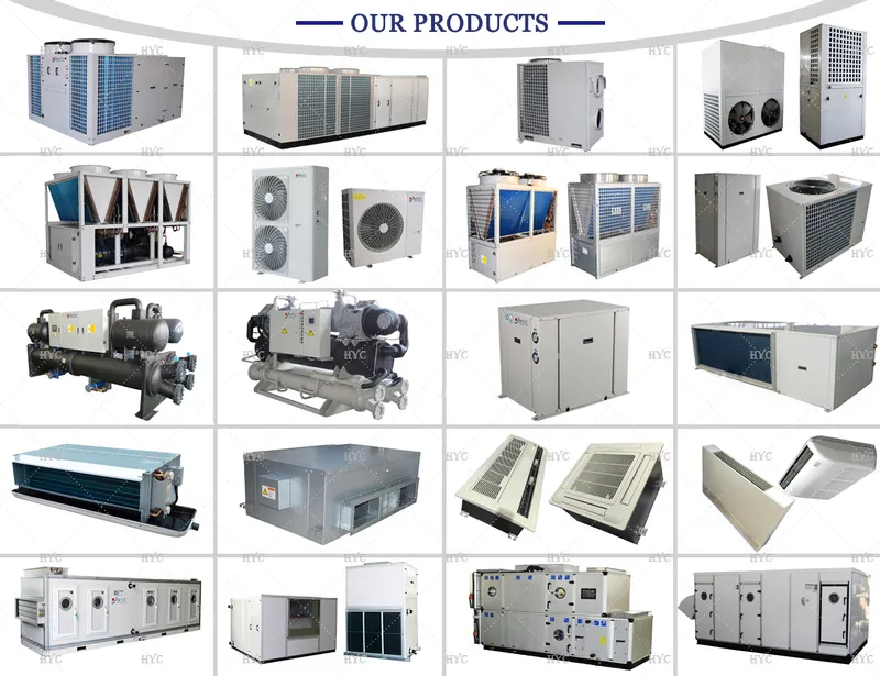 1 Way/4 Way/8 Way Cassette Fan Coil Units Air Conditioner
