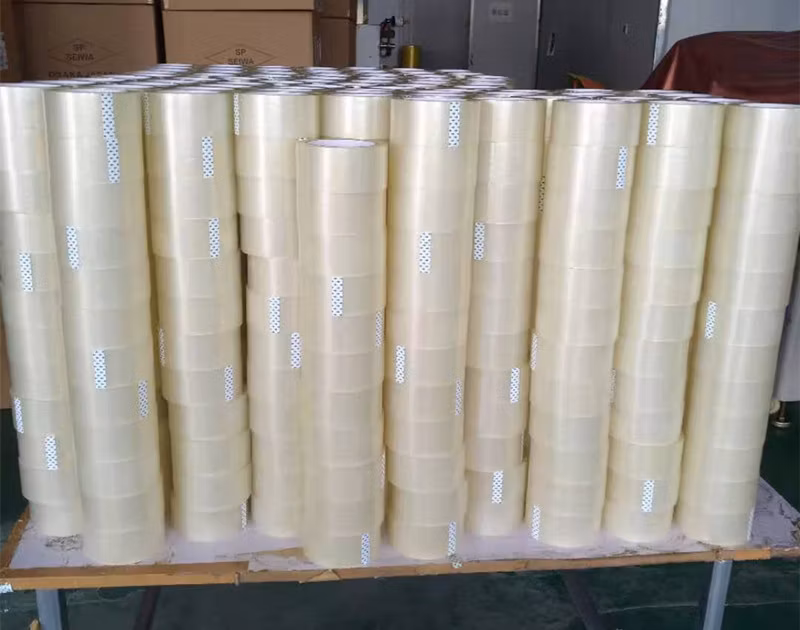 Custom BOPP Transparent Clear Packing Tape OPP Adhesive Boop Easy Tear Packaging Tape