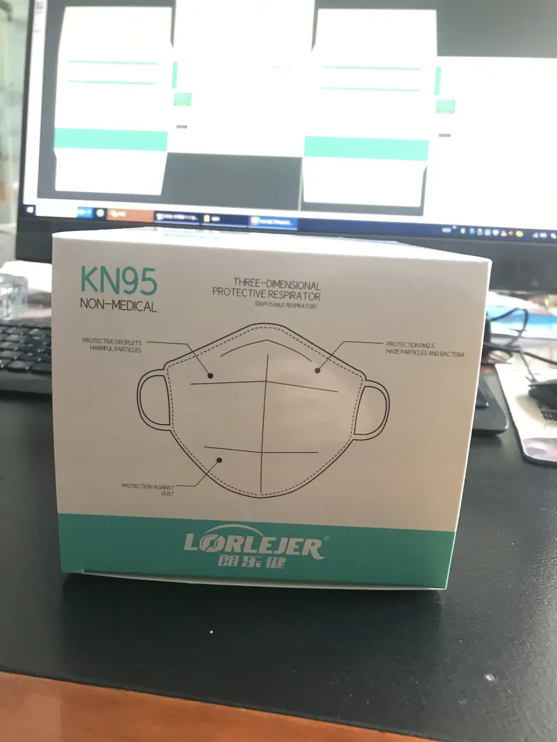 KN95 N95 FFP2 Protective Face Mask Without Valve