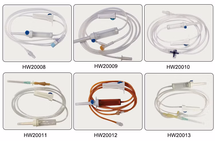 Medical Disposable Infusion Giving Set with Ce ISO13485 Approved