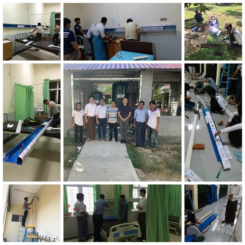 Hospital Room Patient Overhead Bed Unit for Sale