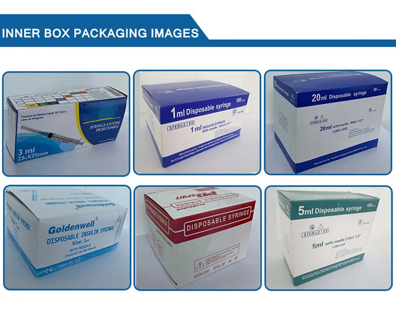 Sterile 2-Part Syringe for Single Use