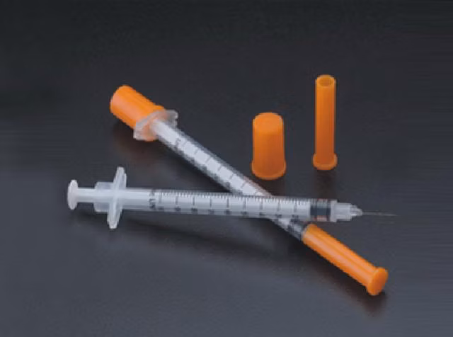 Hot Sale Popular Medical Disposable Syringe 1ml Disposable Three Parts Syringe