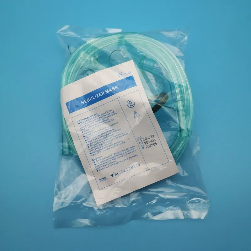 Disposable Medical Adult Oxygen Mask for Facials PVC Simple Oxygen Mask