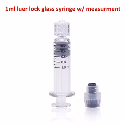 Luer Slip Luer Lock 1ml Glass Syringe
