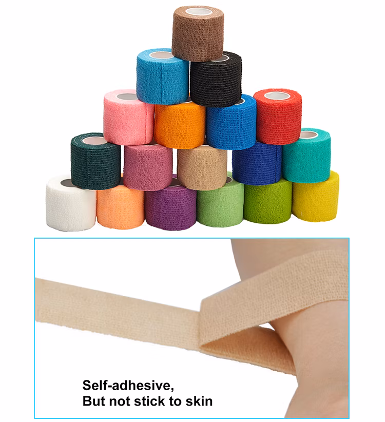 Medical Supply Strong Elasticity Adhesive Bandage 5cm*4.5m
