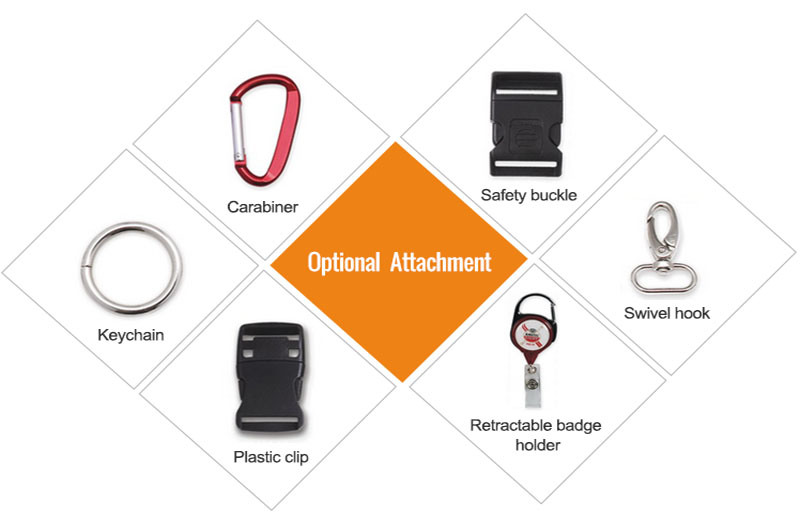 Customized Polyester Lanyards with Personal Logo for Events