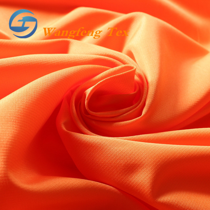 0.1 Ribstop Jacquard Poly Pongee Fabric for Jacket