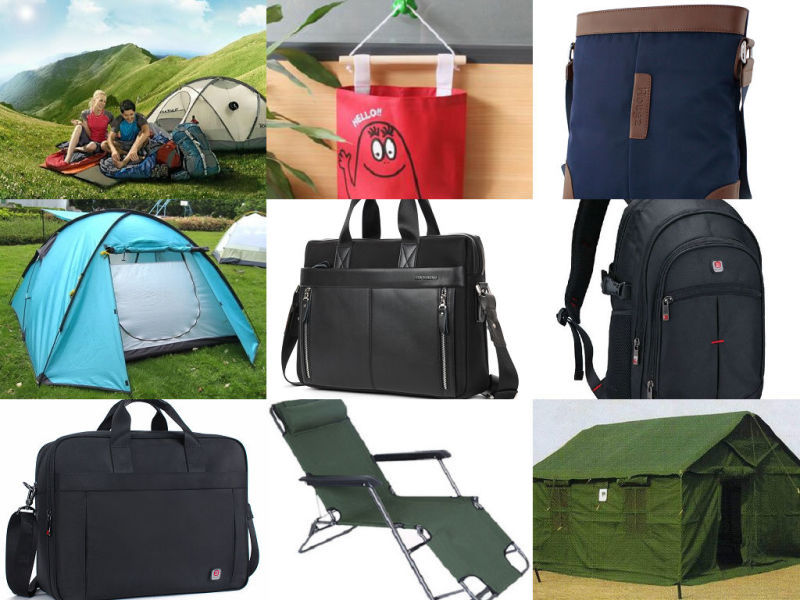210d Polyester Oxford Fabric Waterproof Fabric with TPU 5k/5k for Bags