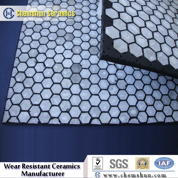 Rubber Ceramic Wear Liner for Chute Liner