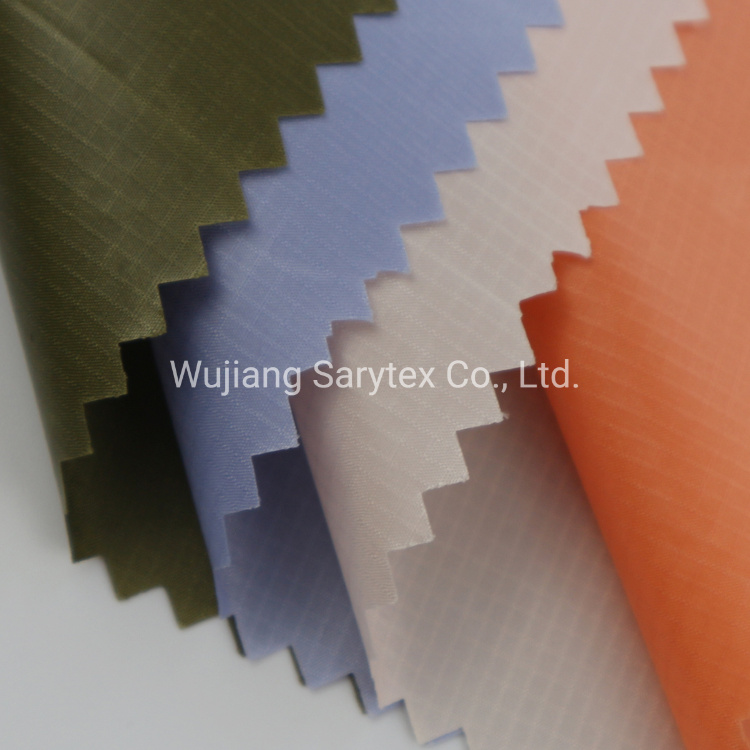 100% Polyester Fabric Ripstop Waterproof Fabric for Jacket