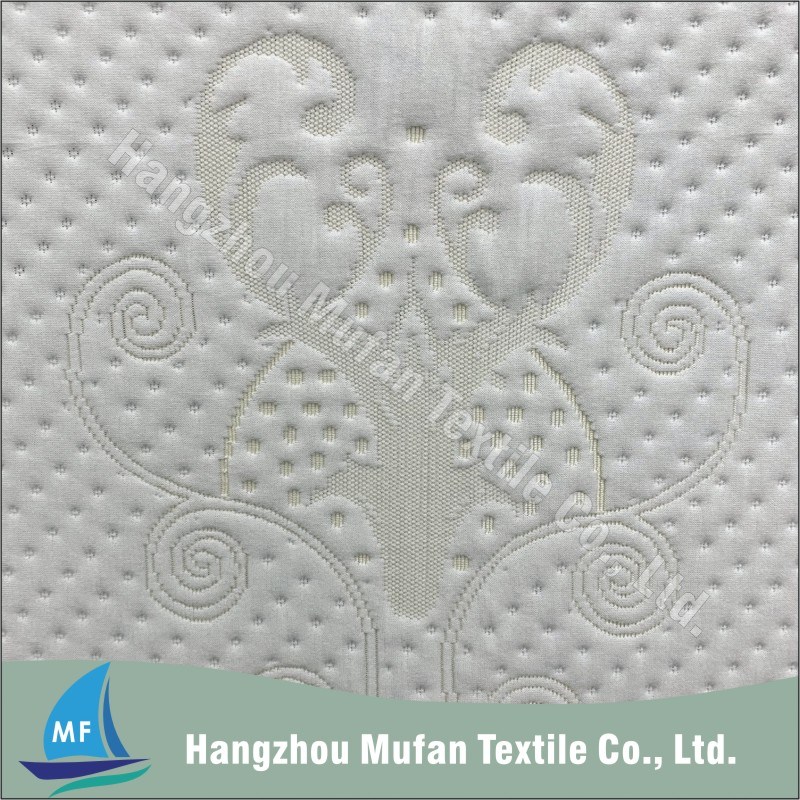 Knitted Jacquard Polyester Viscose Fabric Wholesale Polyester / Bamboo Fiber Fabric