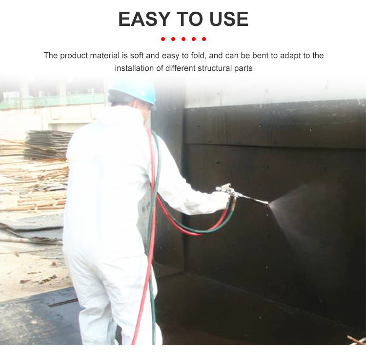 Spraying Coating Quick-Setting Water-Based Rubber Bitumen Waterproof Coating