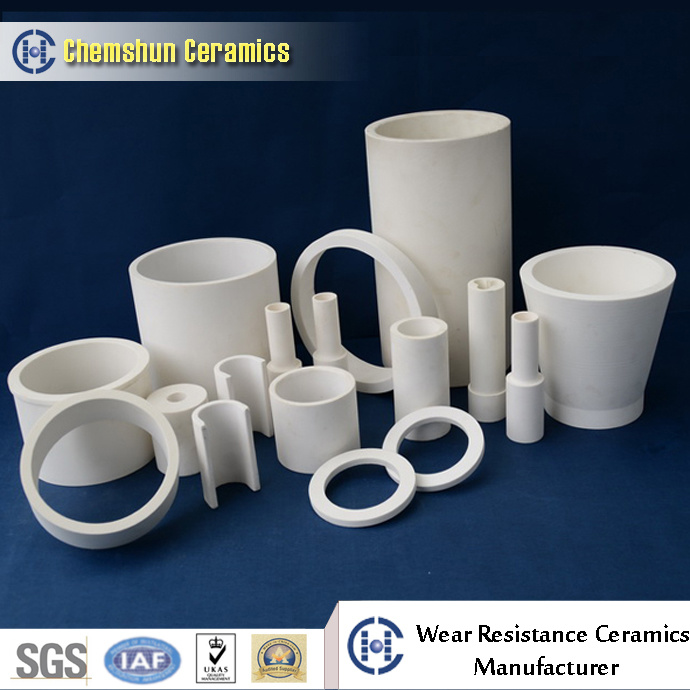 Wear Resistant Ceramic Pipe Lining for Pneumatic Transport