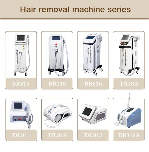 macchina di rimozione dei capelli del laser del diodo di 808nm 1200W