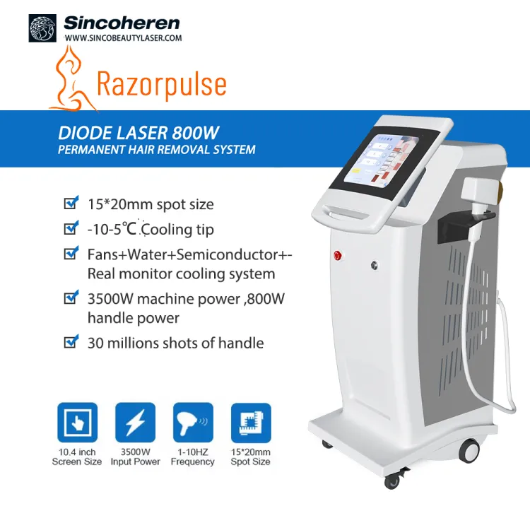 2021 New Arrivals 755 Alexandrite 808nm Diode Laser Hair Removal 755 808 1064nm Beauty Machine