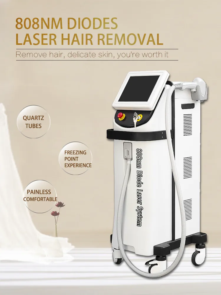 macchina di rimozione dei capelli del laser del diodo di 808nm 1200W