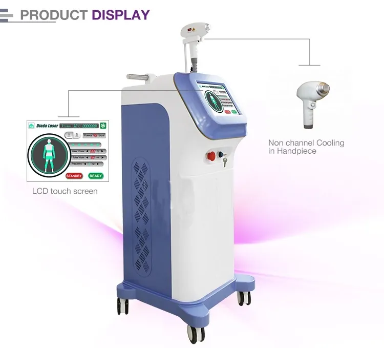 Best Seller 808nm / 810nm Diode Laser Epilator Hair Removal Machine Ce Approved
