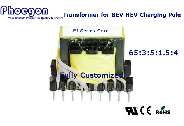 UL Ce RoHS Approved Efd Series Bev Hev Charging Pole Transformer