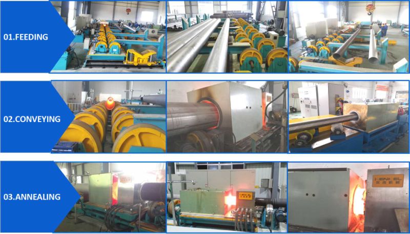 Large Diameter Steel Pipe Black Induction Annealing Treatment System