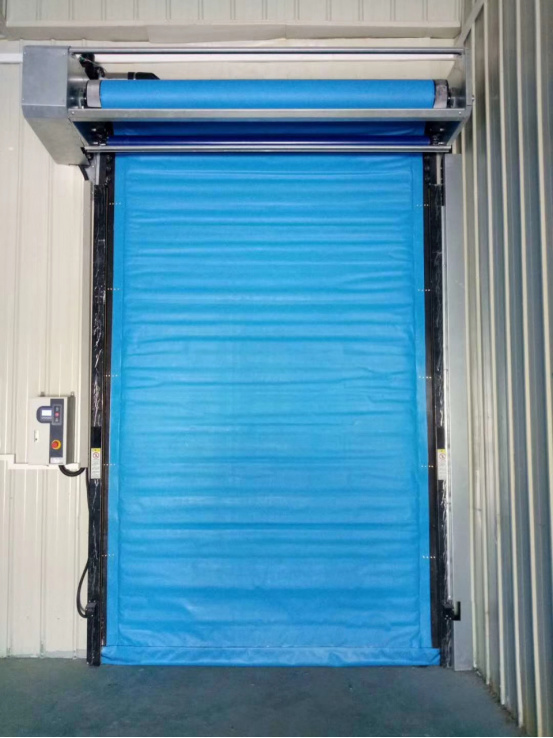 Thermal Insulated Rapid Rolling Door with Heating Device for Cold Room