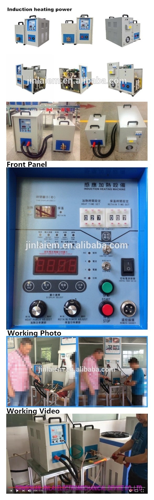 Portable High Frequency Low Price High Quality Induction Heating Equipment