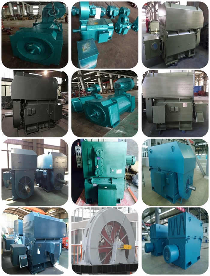 630kw AC Three Phase Electric Induction High Voltage Motor