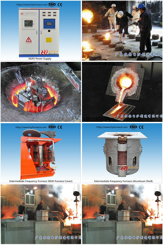 Metal Melting Induction Furnace Gw-100kg