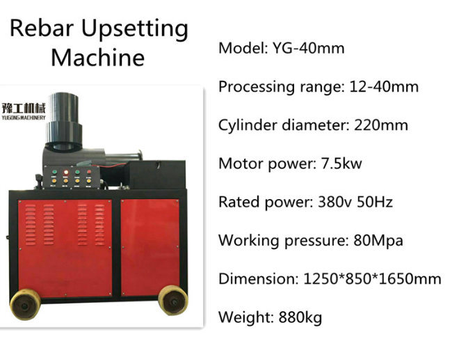 Rebar Cold Upset Forging Machine Manufacturer