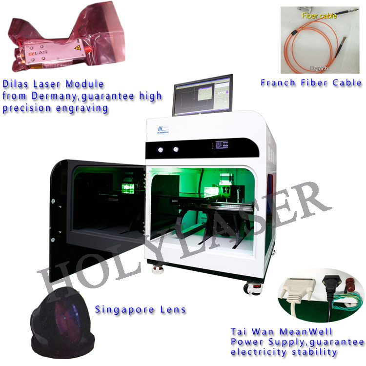 3D Crystal Glass Sub Surface Marking Photo Laser Engraving Machine