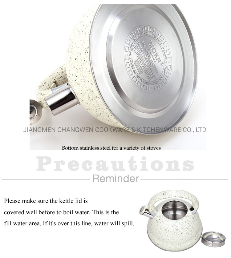 Stainless Steel Travel Portable Tea Kettle Water Heater Tea Pot Boiler for Induction Cooker
