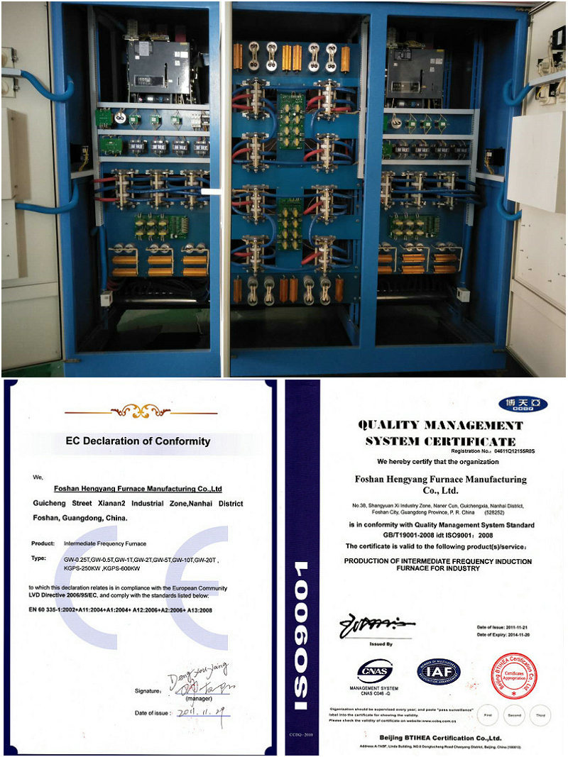 250kg 300kg 200kw Medium Frequency Induction Iron Smelting Furnace for Sale