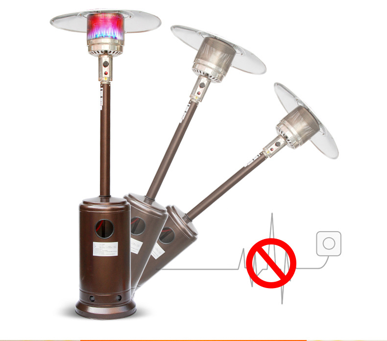 High Quality Free Standing Outdoor Heater Mobile Patio Heater Gas
