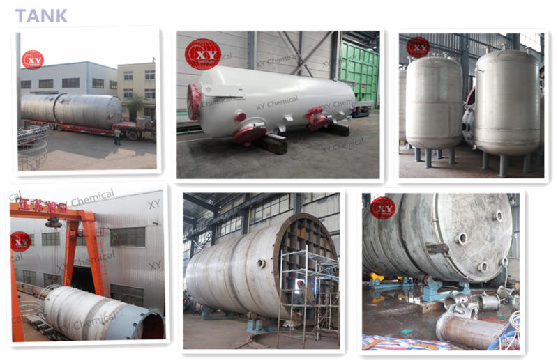 30000L Limpet Coil Thermal Oil Heating Stainless Steel Reactor