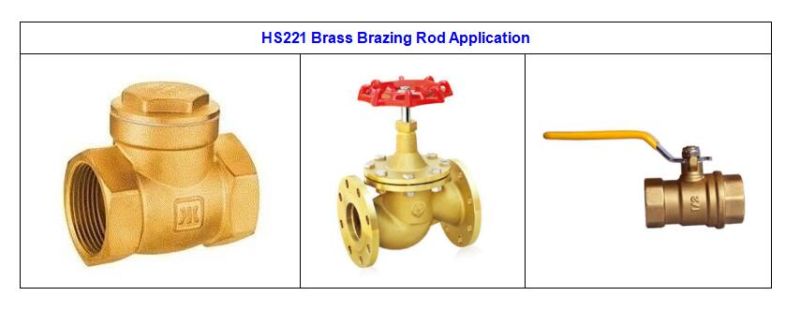 HS221 Copper Zinc Alloy Brazing Rods