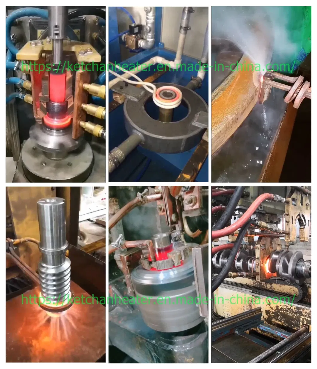Automatic Medium Frequency Induction Heating Forging Melting Welding Hardening Quenching Annealing Tempering Machine
